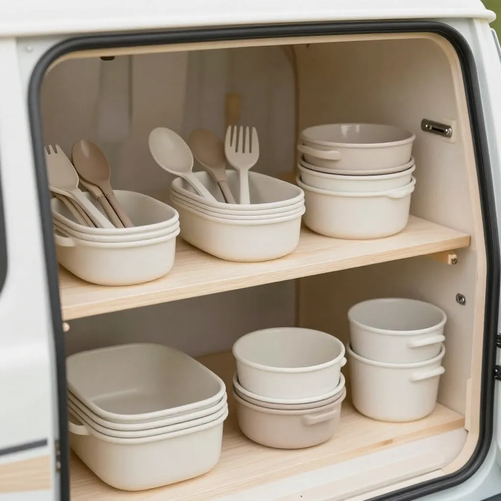 Compact kitchen before organization